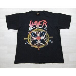 Vintage 90s‎ SLAYER Circle of Beliefs Concert Tour T Shirt (XL) Brockum 1994